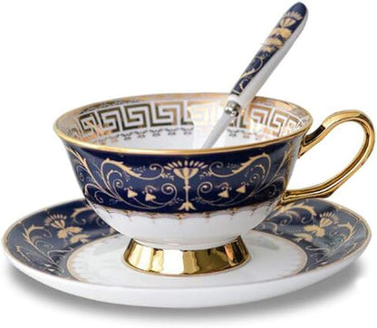 Bone China Cup& Saucer Set by Eplze