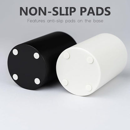 Matte Black Resin Bathroom Tumbler Cup - Image 8