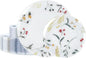 U-QE 50Pcs Wildflower Plastic Plates by U-QE