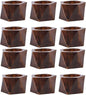 Napkin Rings, Wood Napkin Rings Napkin Holders Buckles for Dining, Anniversary, Birthday, Dinner, Christmas, Party of Table (WOODEM HXG-PCK12)