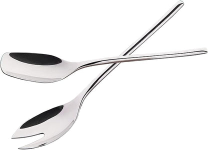 IMEEA 18/10 Stainless Steel Salad Servers Set 10-Inch Salad Spoon and Fork by IMEEA