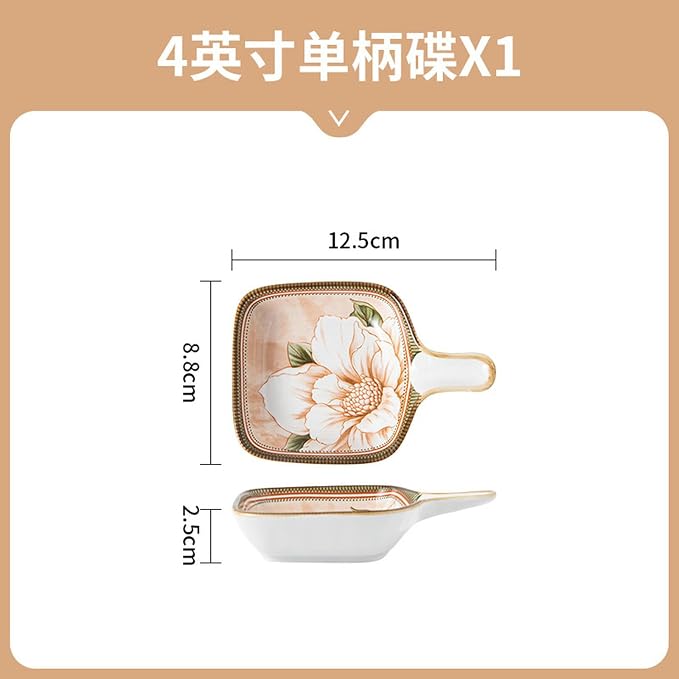 Japanese-style personalized household ceramic tableware, restaurant matching - Image 2