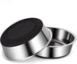 Dog Bowls Durable Heavy Duty Stainless Steel Dog Bowls Non-Slip Basic Bowl for Dogs with Rubber Base (2 Pack, 7 Cups)