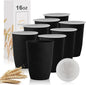 Wrova Wheat Straw Cups 16oz Set of 8 by WROVA