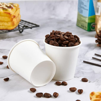 TV TOPVALUE 3 oz Paper Cups, Mini Size, Bathroom Mouthwash, Disposable Cups - Image 5