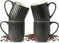 HASENSE 16oz Ceramic Coffee Mugs Set of 4, Modern Lightweight, Tea & Cocoa by Hasense
