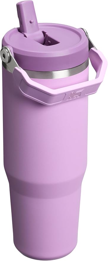 STANLEY IceFlow 2.0 Flip Straw Tumbler, 30 oz, Lilac | Easy Carry Handle | - Image 3