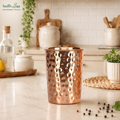 HealthAndYoga™ qCup Pure Copper Tumblers - Image 2