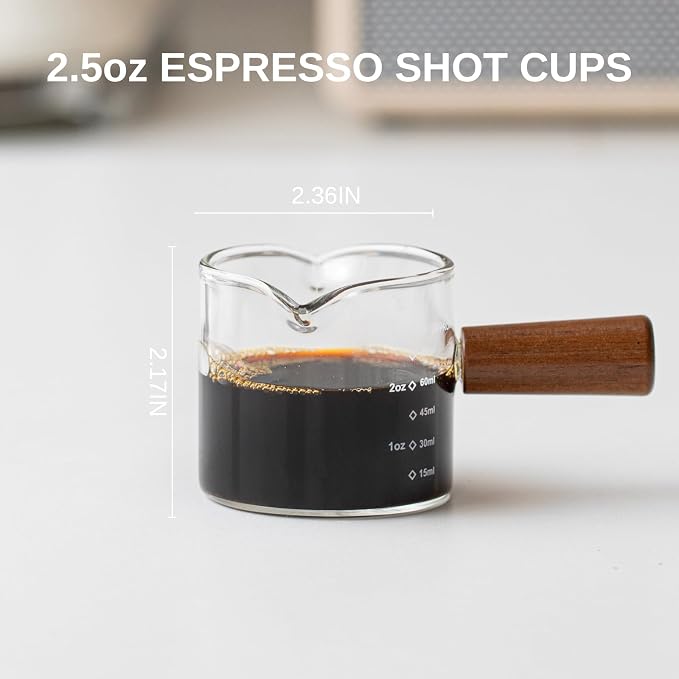 Olvini Espresso Cups 2.5oz, Espresso Accessories, Espresso Shot Cups - Image 3