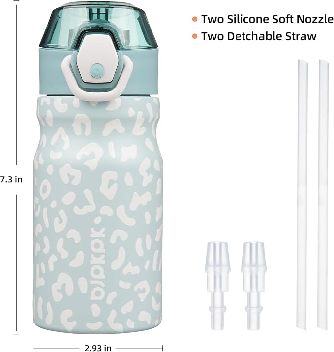 BJPKPK 14 oz Insulated Water Bottle, Stainless Steel Flask | Leak Proof Locking - Image 4
