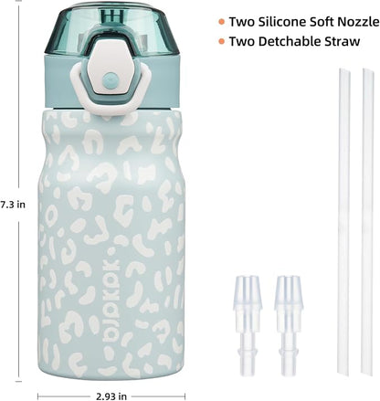 BJPKPK 14 oz Insulated Water Bottle, Stainless Steel Flask | Leak Proof Locking - Image 4