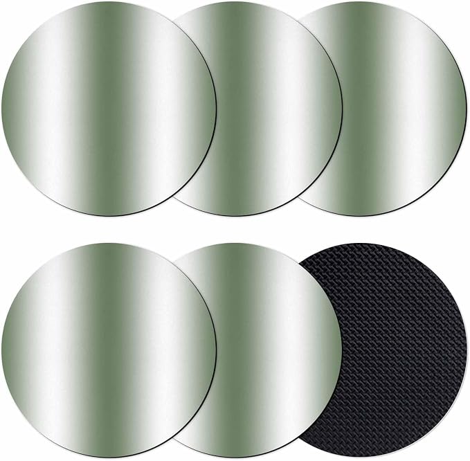 Ombre Sage Green Coasters Set of 6, Modern Minimalist Geometric Gradient Soft by PIEPLE