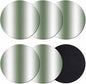 Ombre Sage Green Coasters Set of 6, Modern Minimalist Geometric Gradient Soft by PIEPLE