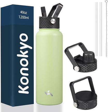 Konokyo 40 oz Insulated Stainless Steel Water Bottle by Konokyo