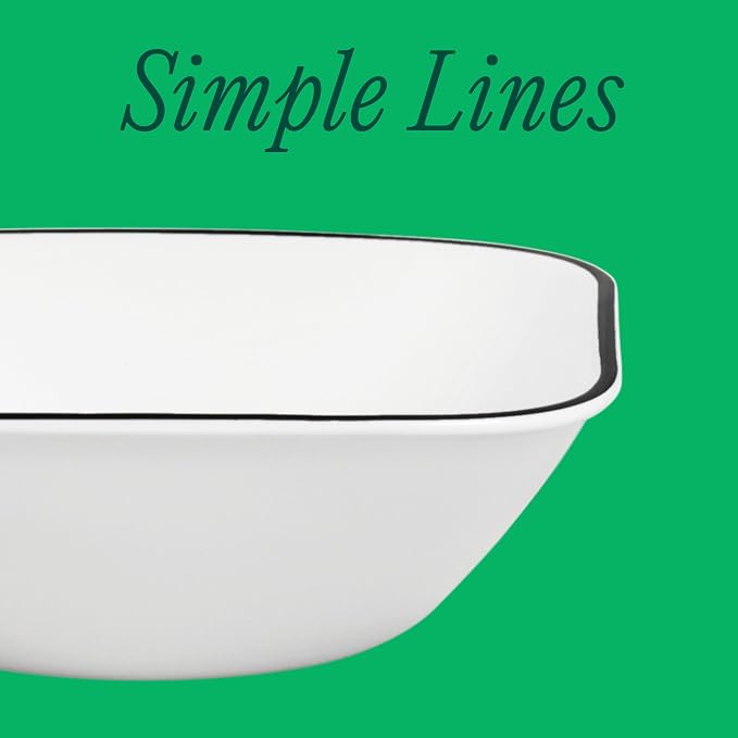 Corelle Vitrelle 6-Piece Cereal Soup Bowls, Triple Layer Glass and Chip - Image 2