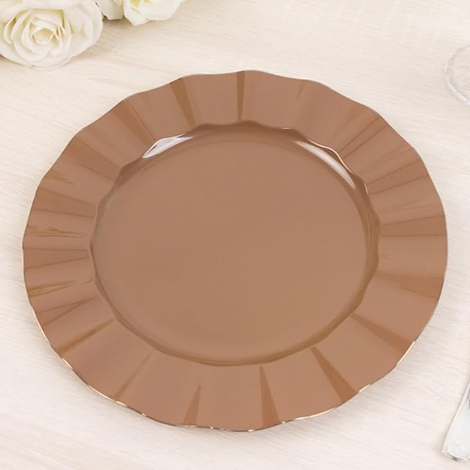 Efavormart 10 Pack Hard Plastic Large Dinner Plates - Image 7