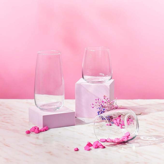 Krosno Glasses for water, juices and other beverages, Elegant design - Image 7