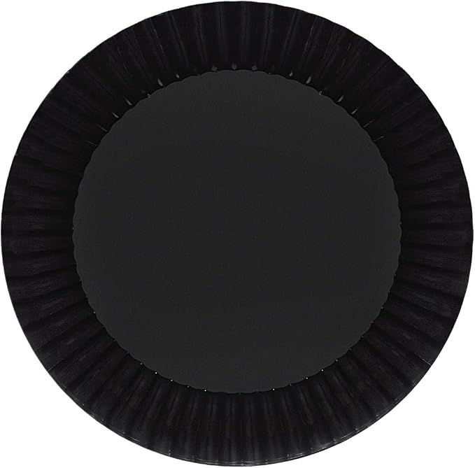 Party Essentials Deluxe Quality Hard Plastic 70 Count Round Party/Dessert Plates by PartyEssentials