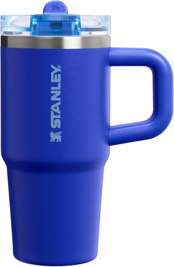 STANLEY Quencher ProTour Flipstraw Tumbler, 14 oz, Cobalt | Built-In Straw & by Unknown