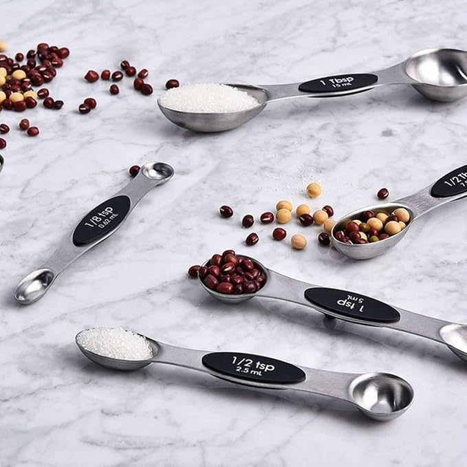 19-Pc Magnetic Measuring Cups and Spoons Set, - Image 6