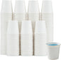 Clawsoff 100 Pack 3 oz White Paper Cups Disposable Small Mouthwash Cups | Mini by BuyNow