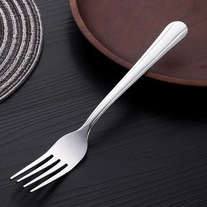 12 Pieces Dinner Fork, Stainless Steel Silverware Forks, 7.1 Inches Metal Fork - Image 6