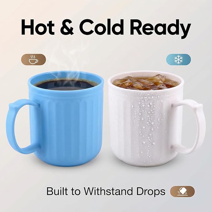 AOYITE 13 oz Plastic Coffee Cups - Image 3