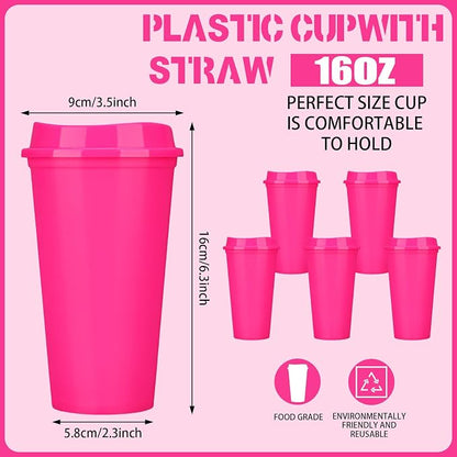 Domensi 15 Pack Reusable Plastic Coffee Cups - Image 2