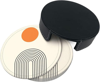 Abstract Boho Simple Minimalist Modern Coasters - Image 9