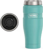 THERMOS Stainless King Stainless Steel Tumbler, Matte Teal | Vacuum-Insulated by Thermos