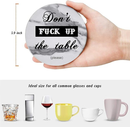 Funny Coasters, Perfect Housewarming Hostess Gifts, Protect Furniture from - Image 2