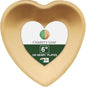 Charity Leaf Disposable Palm Leaf 6" Heart Plates (100 pieces) Bamboo Like Serving Platters, Disposable Boards, Eco-Friendly Dinnerware For Weddings, Catering, Events