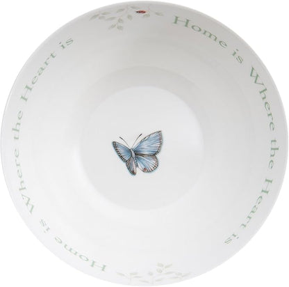 Lenox Butterfly Meadow "Home Is Where The Heart Is" Serving Bowl - Image 4