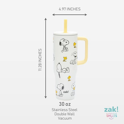Zak Designs Peanuts 30oz Spill-Proof Insulated Stainless Steel Tumbler | BPA - Image 8