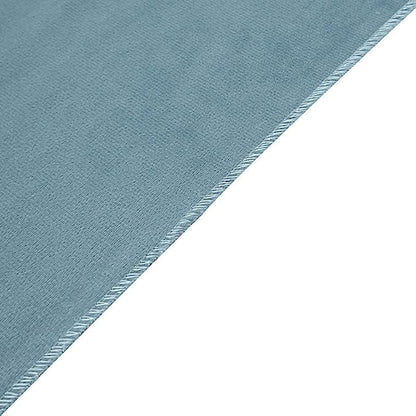 Balsa Circle 10 pcs 12x108-Inch Dusty Blue Premium Velvet Table Runners - Image 6