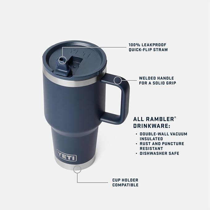 YETI Rambler 30 oz Travel Mug - Image 2
