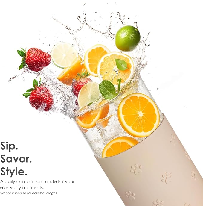 SANDJEST Glass Water Bottle - Image 4