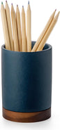 Ceramic Pen Holder for Desk, Pencil Cup, | Organizer and Makeup Brush Holder by Officepal
