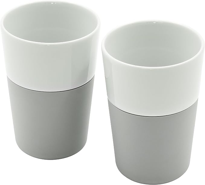 Eva Solo | 2 Café Latte Tumbler Mugs | 12 oz Porcelain Coffee Cup Tumblers - Image 3