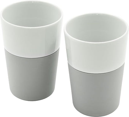 Eva Solo | 2 Café Latte Tumbler Mugs | 12 oz Porcelain Coffee Cup Tumblers - Image 3
