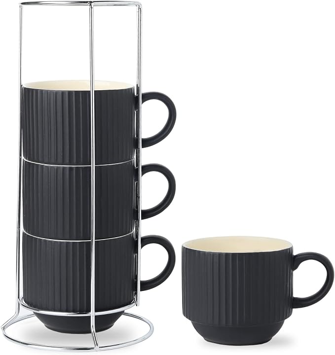 HASENSE Coffee Mug Ceramic Set of 4 by Hasense