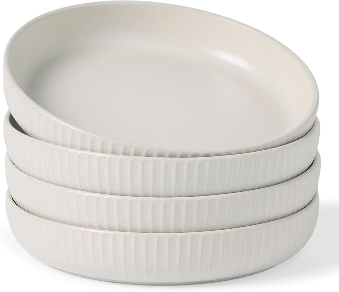 famiware Starlight Large pasta bowls set of 4, Serving Bowls by Famiware