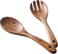 Muso Wood Acacia Salad Servers,10-inch,set of 2 (Acacia salad servers)