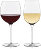 Libbey Signature Kentfield Red and White Wine Glasses Set of 12, Elegant, Dishwasher Safe Glass, Party Wine Glasses for Birthdays, Weddings, & More