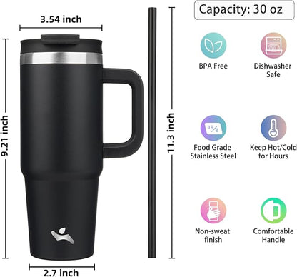 Konokyo 30 oz Insulated Tumbler Water Bottle - Image 4