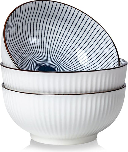 Houlu 60 oz Pho Bowls, Large Soup Bowl, Japanese Ramen Bowl Set, 8 inches Big by HOULU