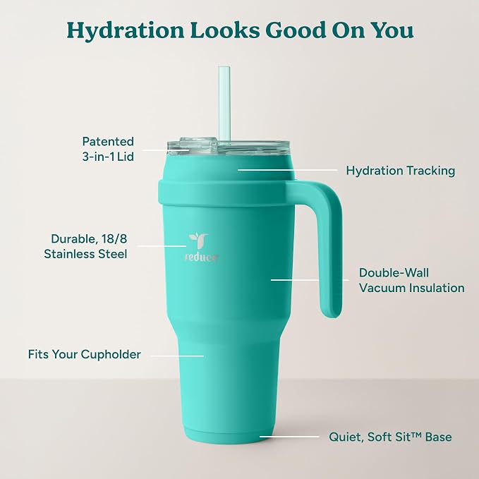 Reduce 40 oz Stainless Steel Tumbler - Image 4