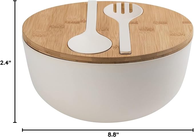 LOVYANXUE Bamboo Fiber Salad Bowl - Image 9