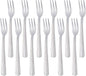 Oyster Fork Set of 12, 5.4 Inch Stainless Steel Cocktail Forks, 3 Tines Mini by KitchenDining