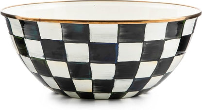 MACKENZIE-CHILDS Everyday Bowl, made from enameled steel, decorative serving by Unknown